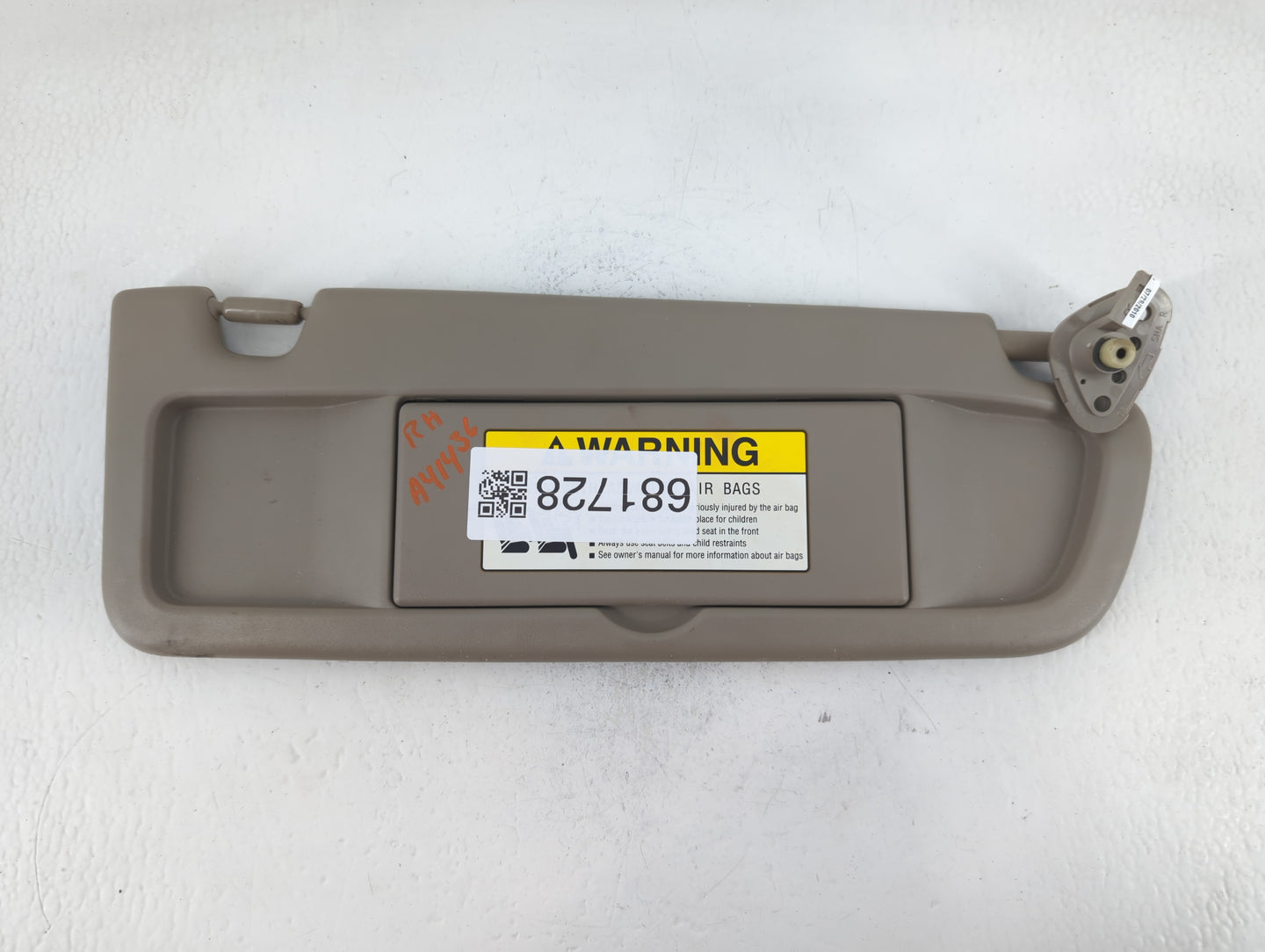 2006-2011 Honda Civic Sun Visor Shade Replacement Passenger Right Mirror Fits Fits 2006 2007 2008 2009 2010 2011 OEM Used Au