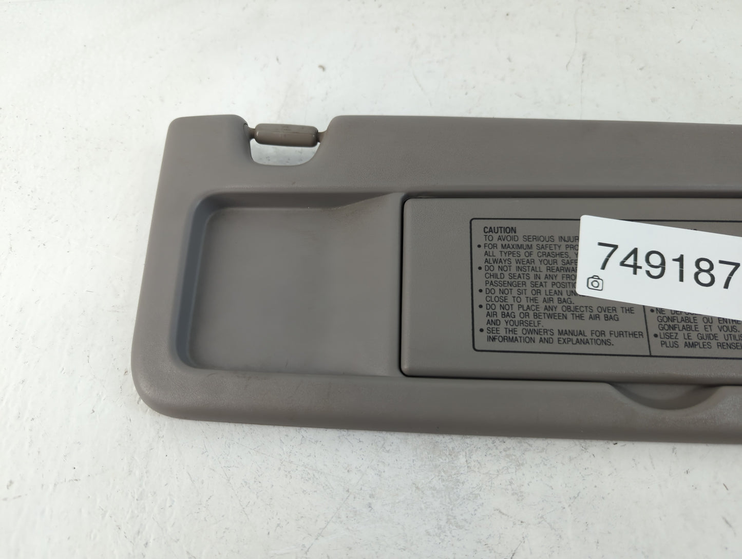 2006-2011 Honda Civic Sun Visor Shade Replacement Passenger Right Mirror Fits Fits 2006 2007 2008 2009 2010 2011 OEM Used Au