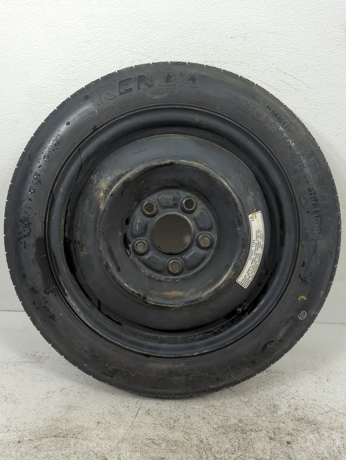 2006-2015 Honda Civic Spare Donut Tire Wheel Rim Oem 878545 - Oemusedautoparts1.com