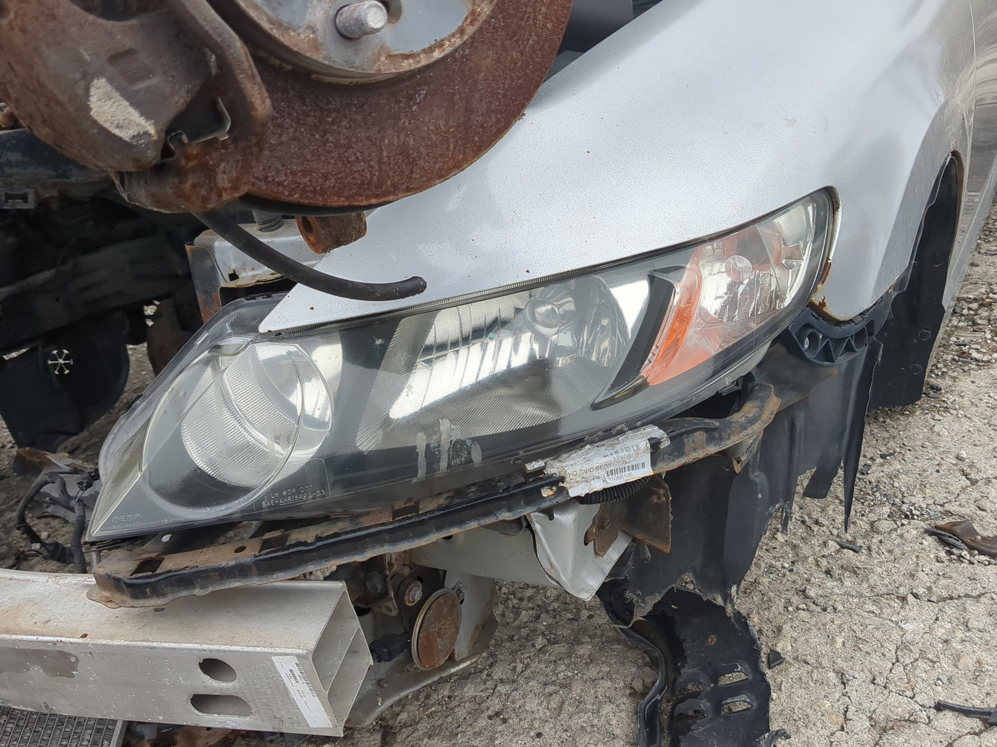 2006-2011 Honda Civic Driver Left Oem Head Light Headlight Lamp - Oemusedautoparts1.com