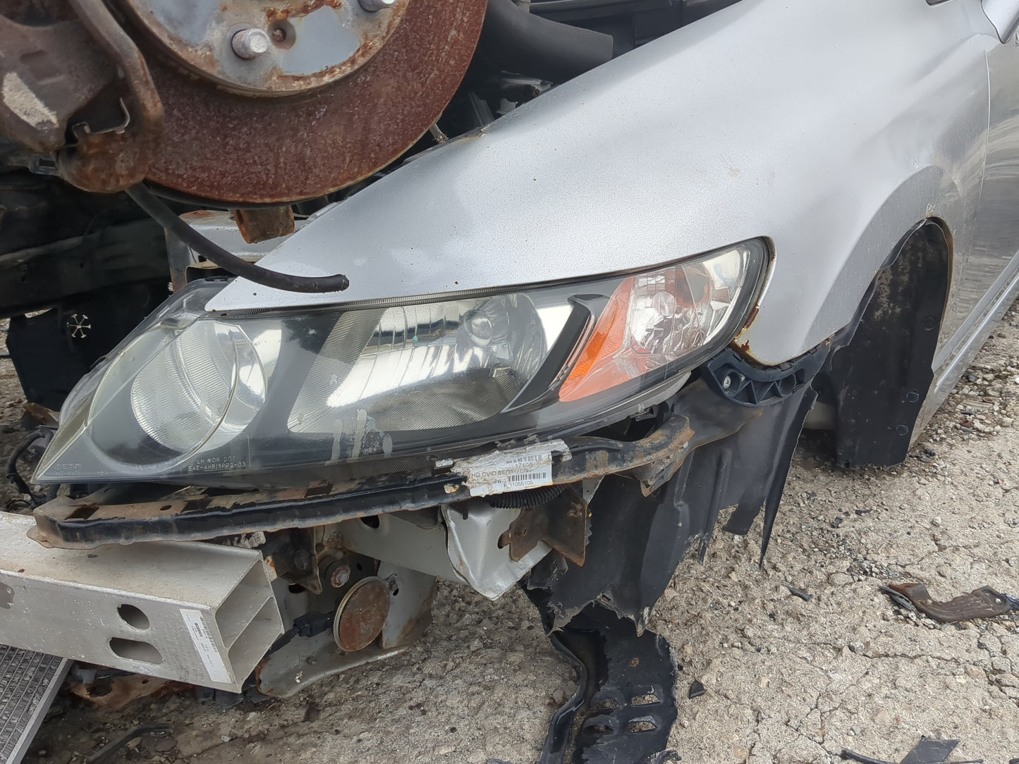 2006-2011 Honda Civic Driver Left Oem Head Light Headlight Lamp - Oemusedautoparts1.com