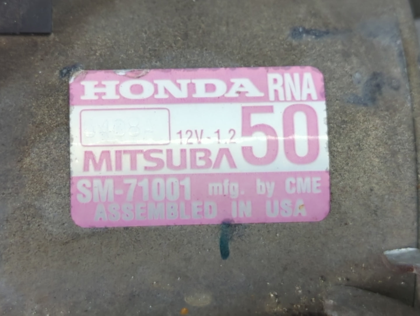 2006-2011 Honda Civic Car Starter Motor Solenoid OEM P/N:SM-71001 Fits Fits 2006 2007 2008 2009 2010 2011 OEM Used Auto Part