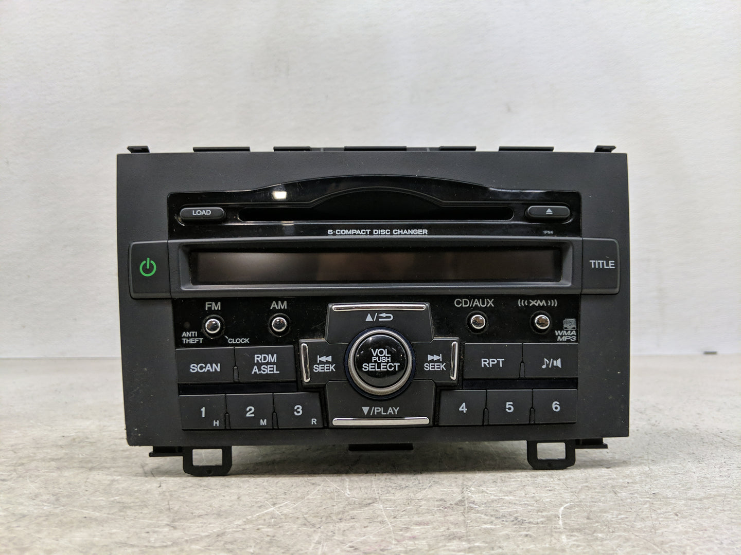 2010-2011 Honda Cr-V Radio AM FM Cd Player Receiver Replacement P/N:39100-SWA-A111-M1 Fits Fits 2010 2011 OEM Used Auto Part