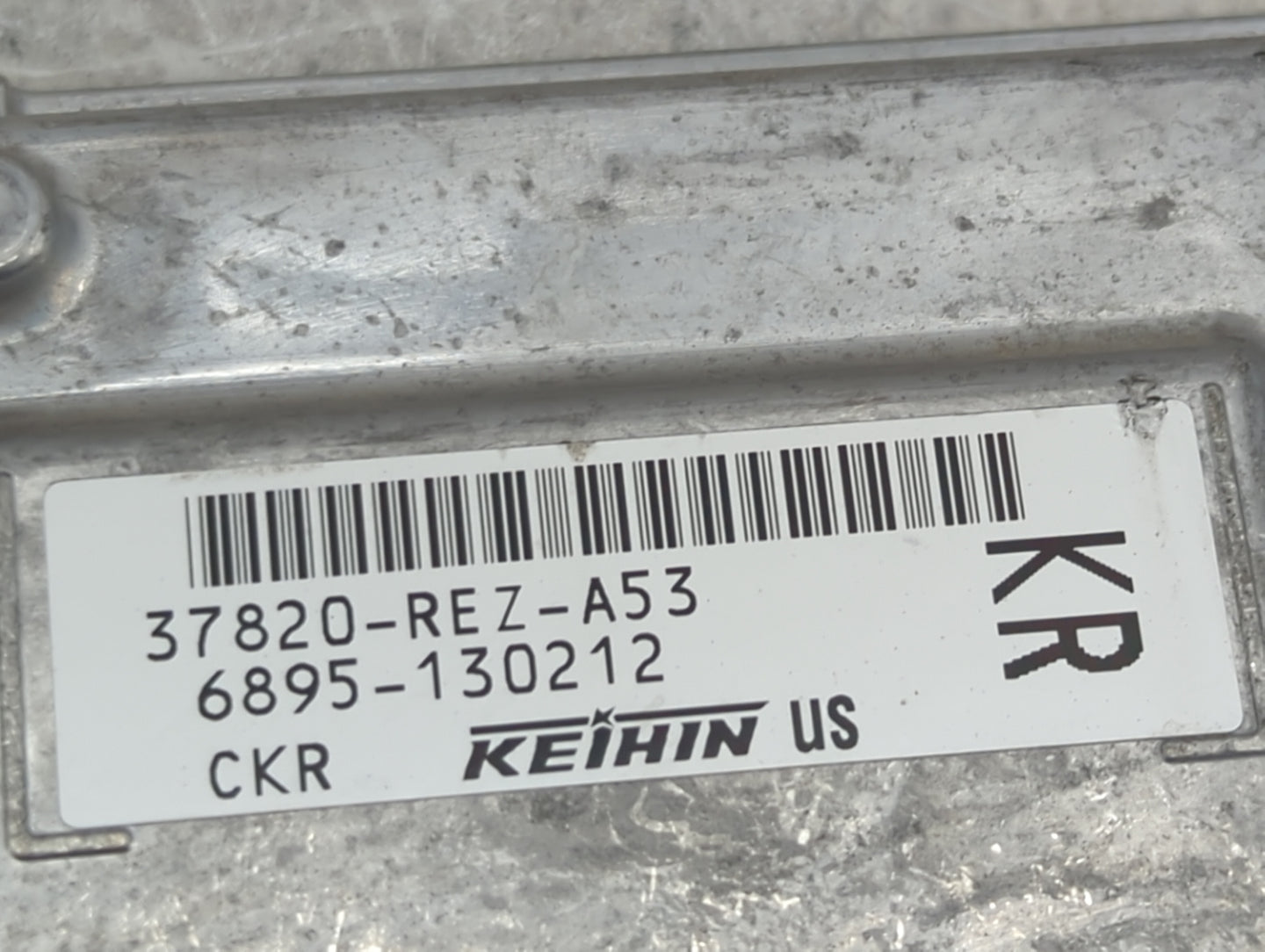 2010-2011 Honda Cr-V PCM Engine Control Computer ECU ECM PCU OEM P/N:37820-REZ-A53 6895-130212 Fits Fits 2010 2011 OEM Used 