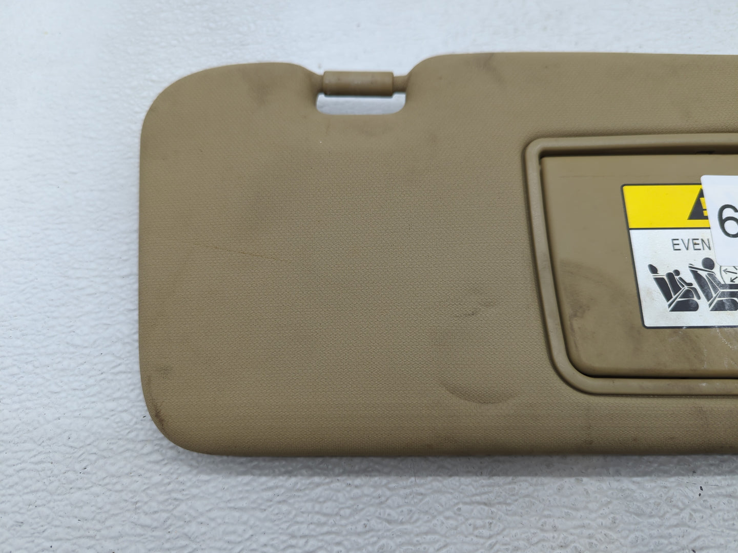 2010-2011 Honda Cr-V Sun Visor Shade Replacement Passenger Right Mirror Fits Fits 2010 2011 OEM Used Auto Parts - Oemusedaut