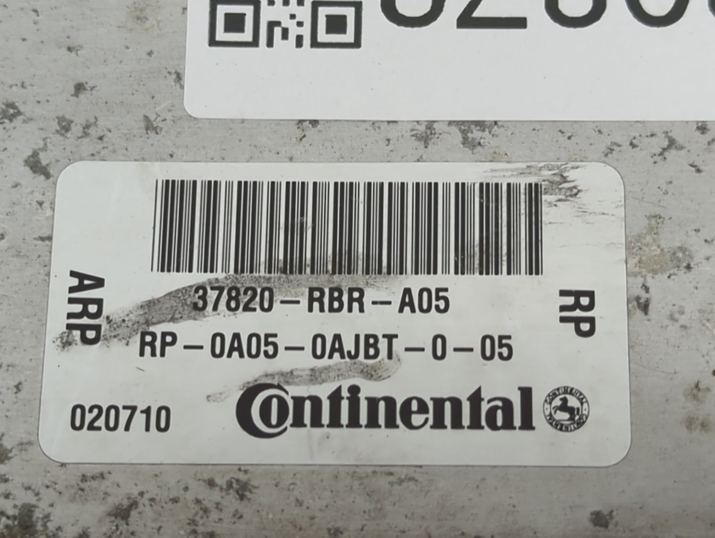 2010 Honda Crosstour PCM Engine Control Computer ECU ECM PCU OEM P/N:37820-RBR-A05 RP-0A05-0AJBT-0-05 Fits OEM Used Auto Par