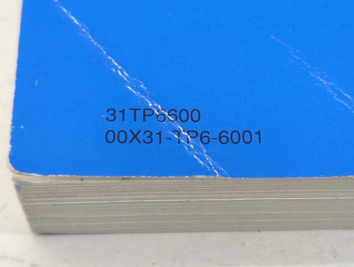 2010 Honda Crosstour Owners Manual Book Guide P/N:31TP6600 00X31-TP6-6001 OEM Used Auto Parts - Oemusedautoparts1.com