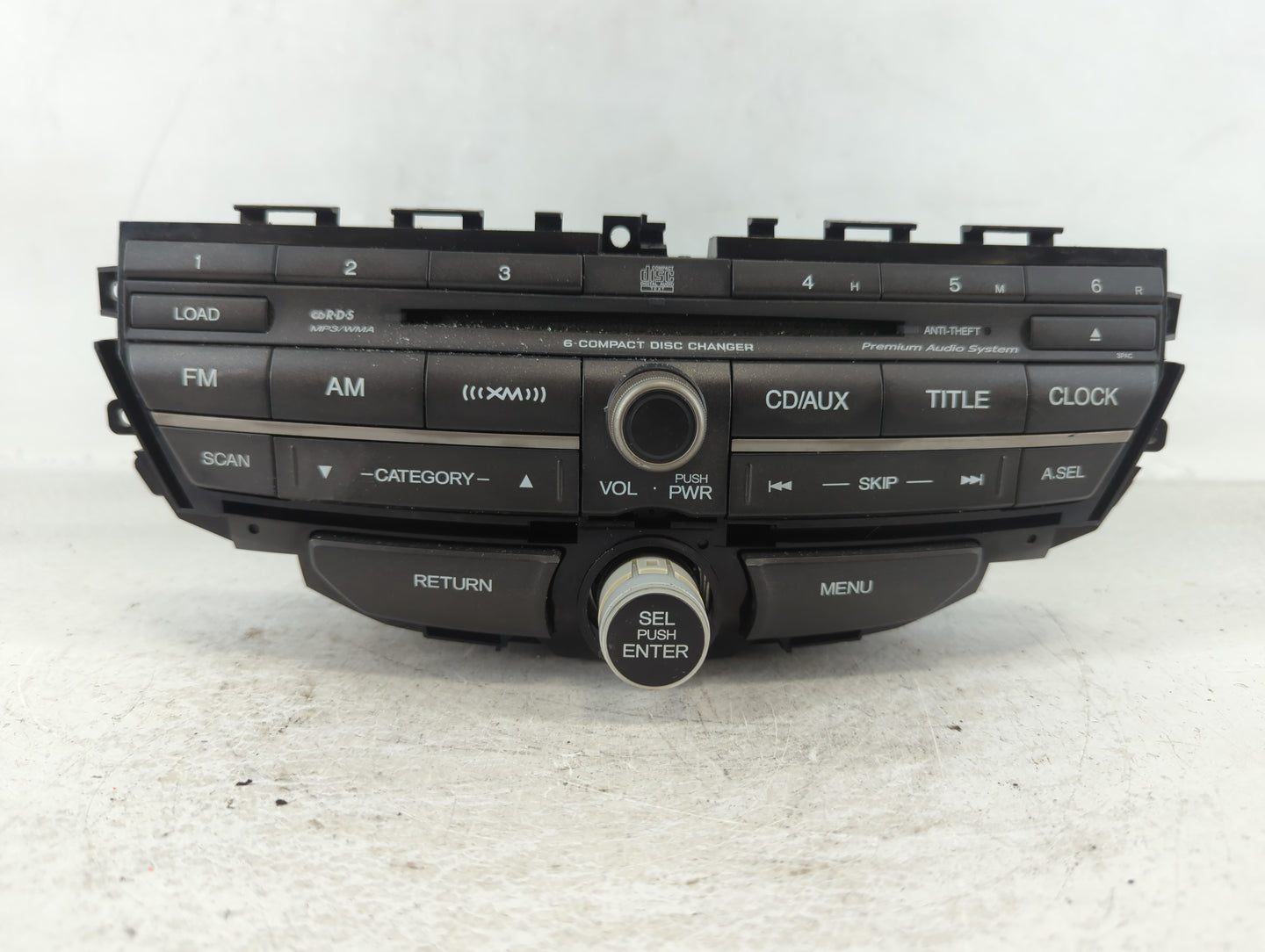 2012-2012 Honda Crosstour Am Fm Cd Player Radio Receiver - Oemusedautoparts1.com
