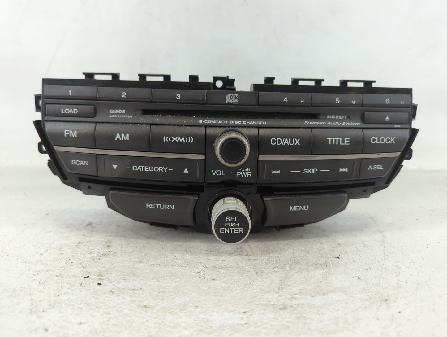 2012-2012 Honda Crosstour Am Fm Cd Player Radio Receiver - Oemusedautoparts1.com