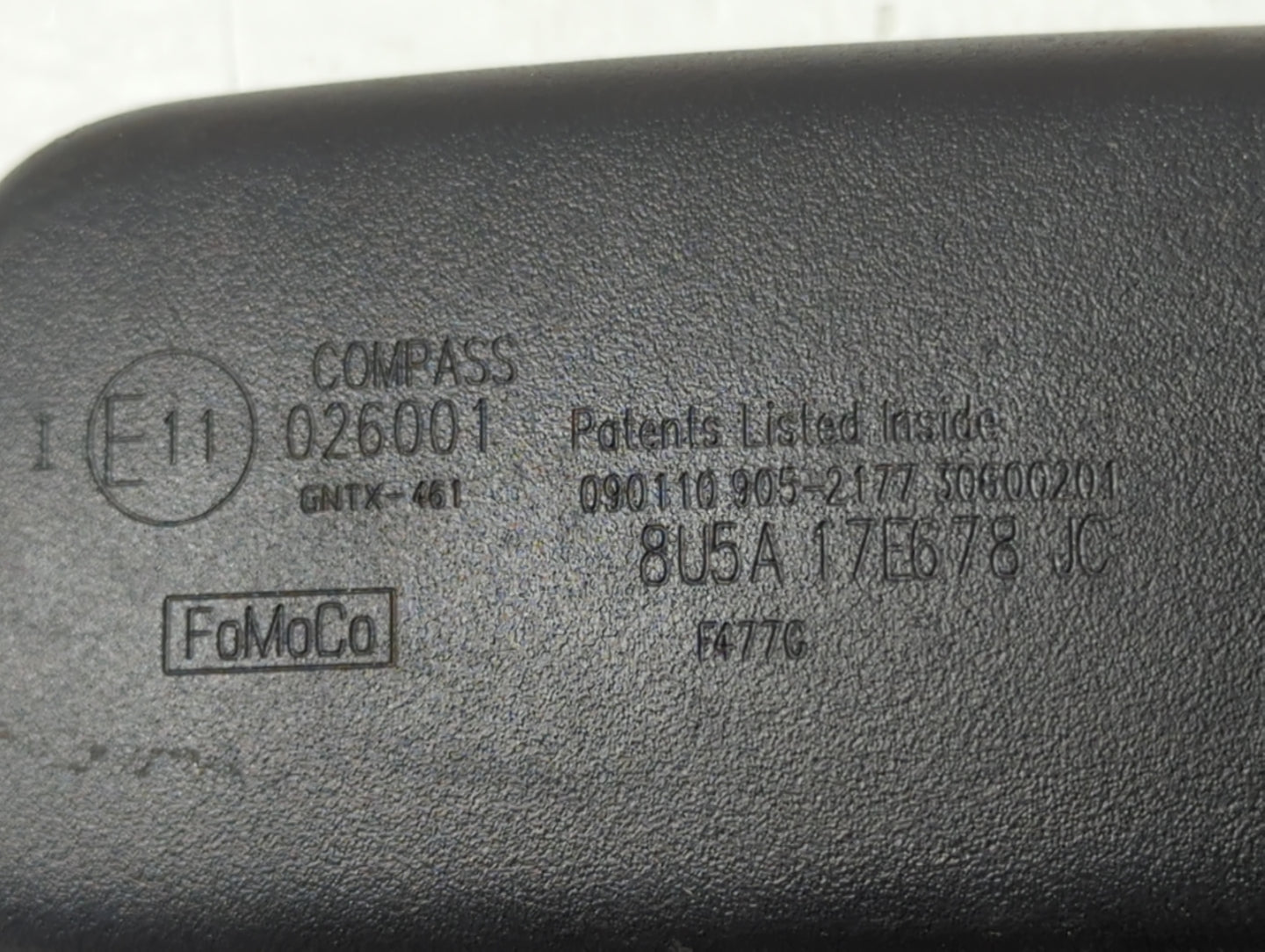 2012 Honda Crosstour Interior Rear View Mirror Replacement OEM P/N:IE11026001 Fits OEM Used Auto Parts - Oemusedautoparts1.c