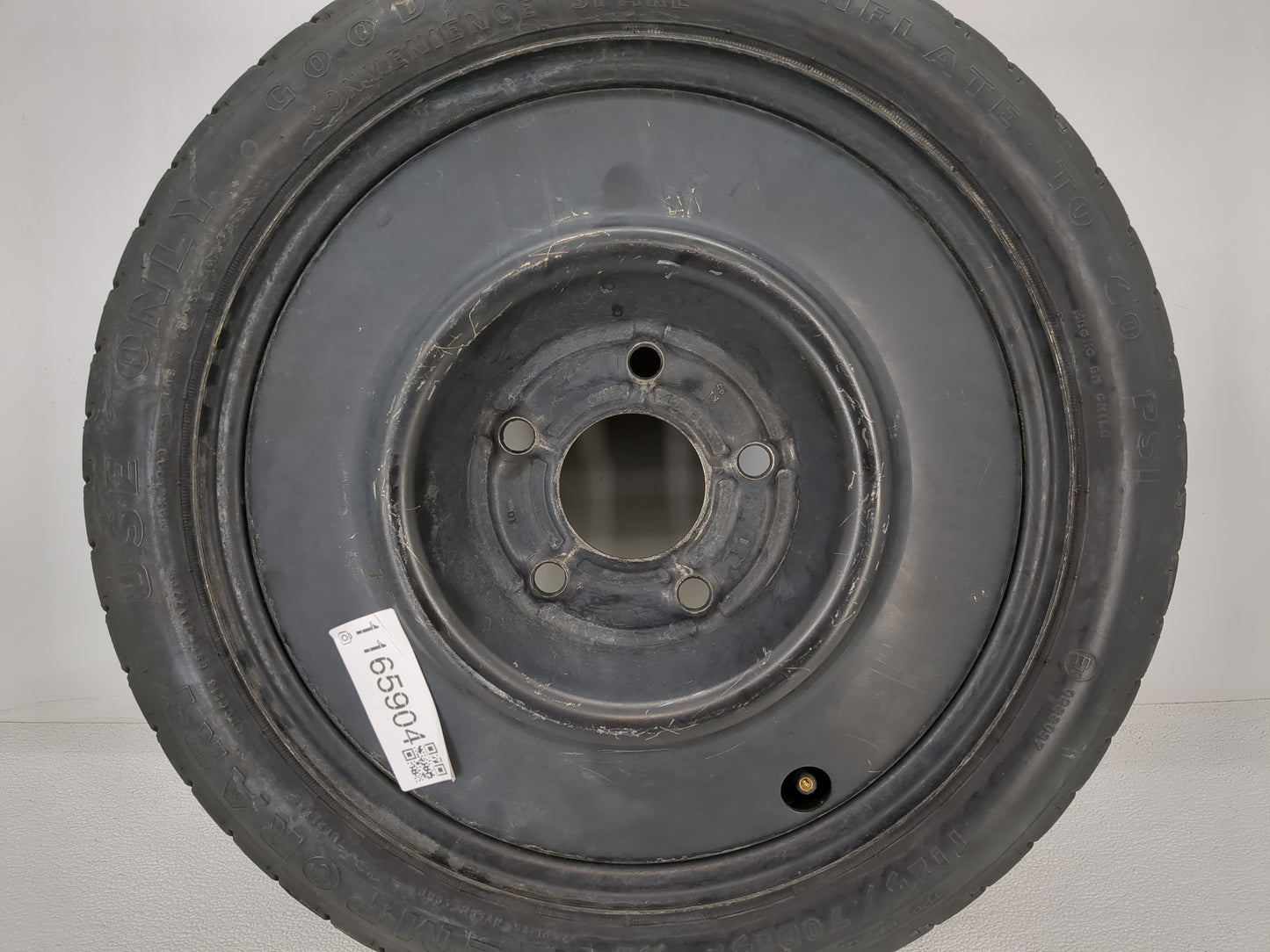 2009-2011 Honda Fit Spare Donut Tire Wheel Rim Oem - Oemusedautoparts1.com