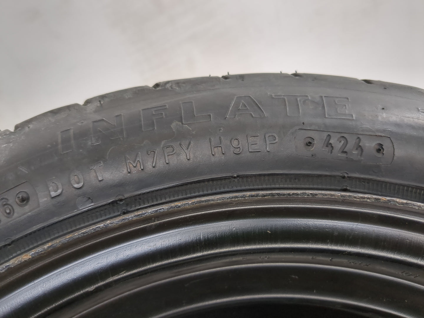 2009-2011 Honda Fit Spare Donut Tire Wheel Rim Oem - Oemusedautoparts1.com