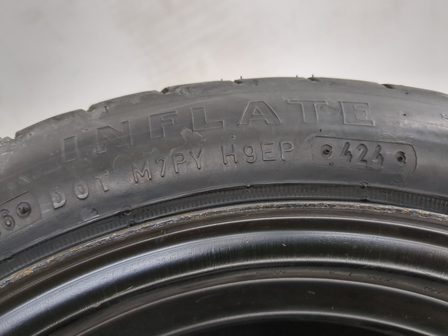 2009-2011 Honda Fit Spare Donut Tire Wheel Rim Oem - Oemusedautoparts1.com