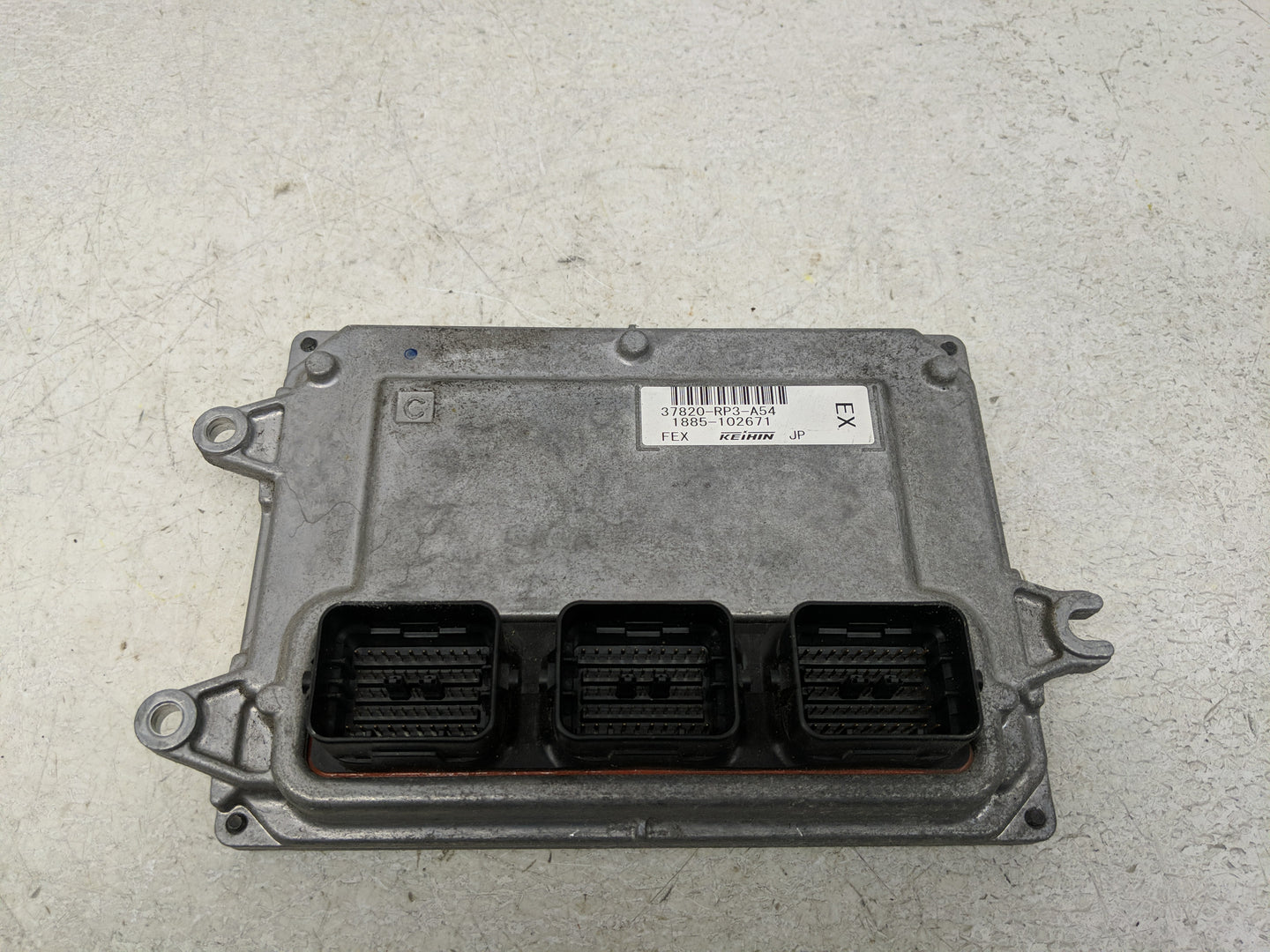 2009-2010 Honda Fit PCM Engine Control Computer ECU ECM PCU OEM P/N:37820-RP3-A54 Fits Fits 2009 2010 OEM Used Auto Parts - 