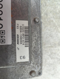 2009-2010 Honda Fit PCM Engine Control Computer ECU ECM PCU OEM P/N:37820-RP3-A74 6804-108088 Fits Fits 2009 2010 OEM Used A