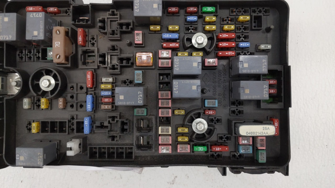 2010 Honda Fit Fusebox Fuse Box Panel Relay Module Fits OEM Used Auto Parts - Oemusedautoparts1.com