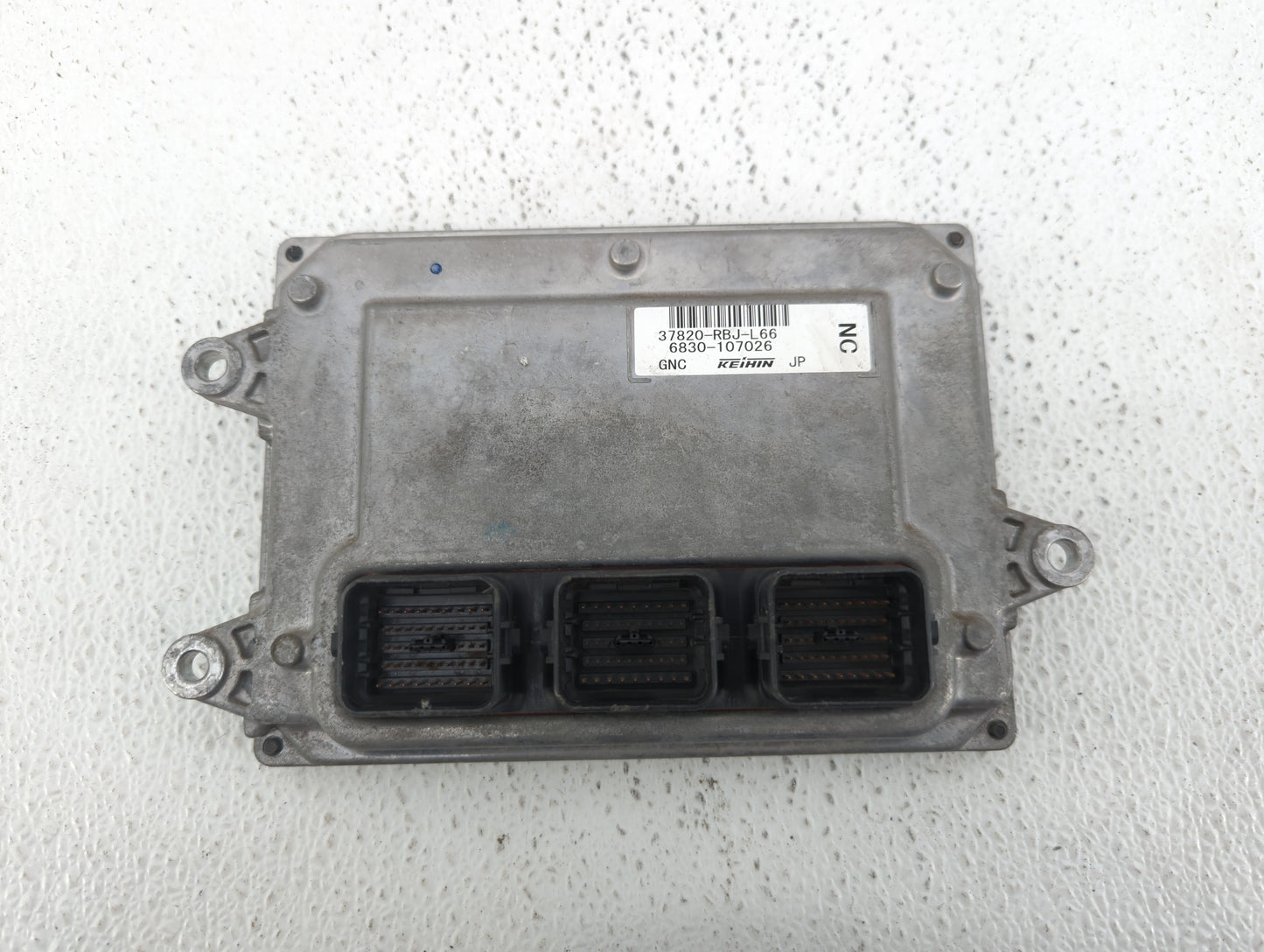 2010 Honda Insight PCM Engine Control Computer ECU ECM PCU OEM P/N:37820-RBJ-L66 Fits OEM Used Auto Parts - Oemusedautoparts