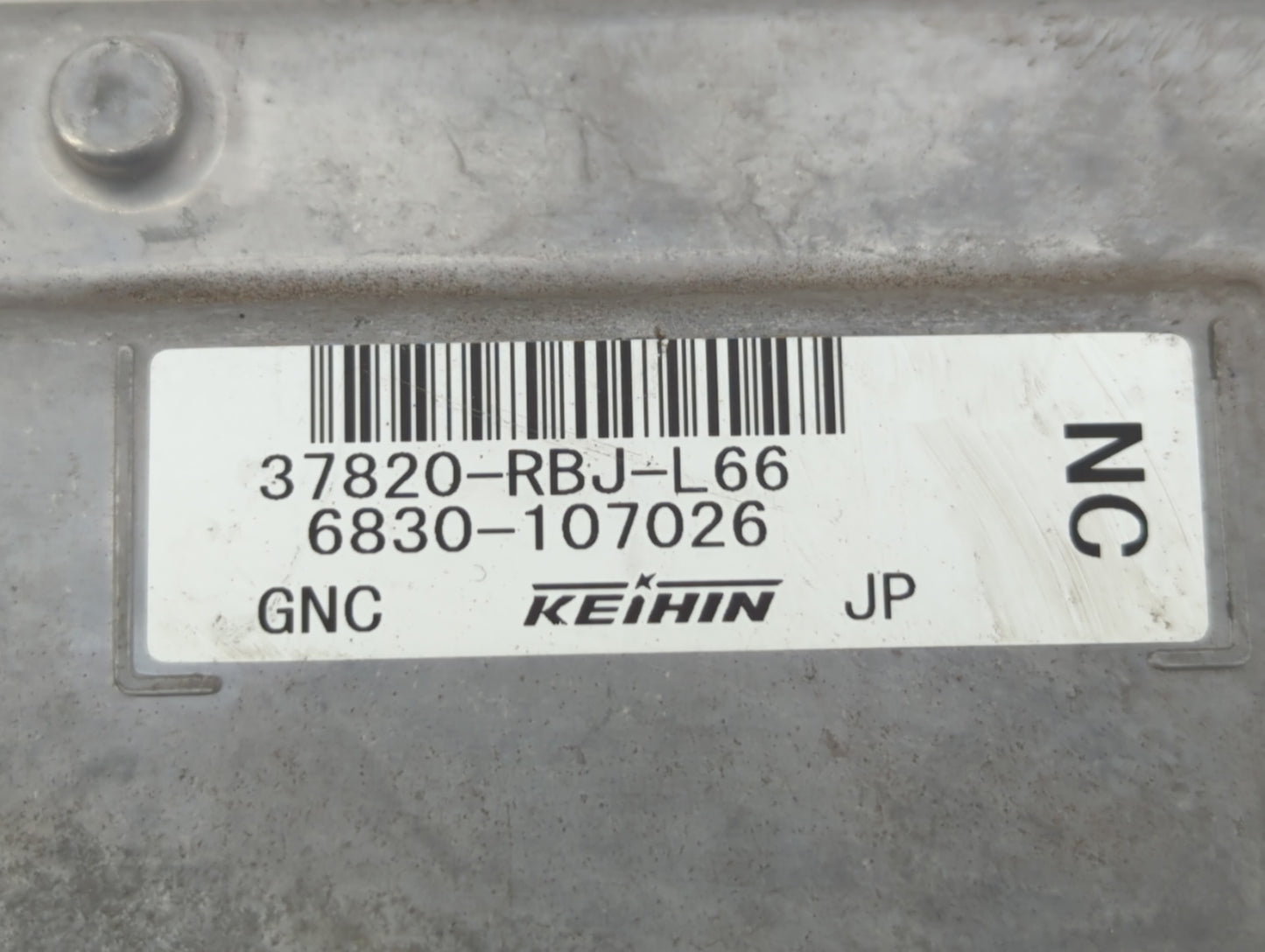 2010 Honda Insight PCM Engine Control Computer ECU ECM PCU OEM P/N:37820-RBJ-L66 Fits OEM Used Auto Parts - Oemusedautoparts