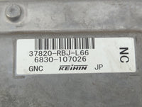 2010 Honda Insight PCM Engine Control Computer ECU ECM PCU OEM P/N:37820-RBJ-L66 Fits OEM Used Auto Parts - Oemusedautoparts