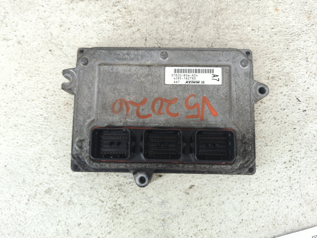 2009-2010 Honda Odyssey PCM Engine Control Computer ECU ECM PCU OEM P/N:37820-RGW-A04 4285-162783 Fits Fits 2009 2010 OEM Us