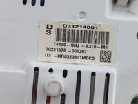 2009-2010 Honda Odyssey Instrument Cluster Speedometer Gauges P/N:78100-SHJ-A310-M1 Fits Fits 2009 2010 OEM Used Auto Parts 