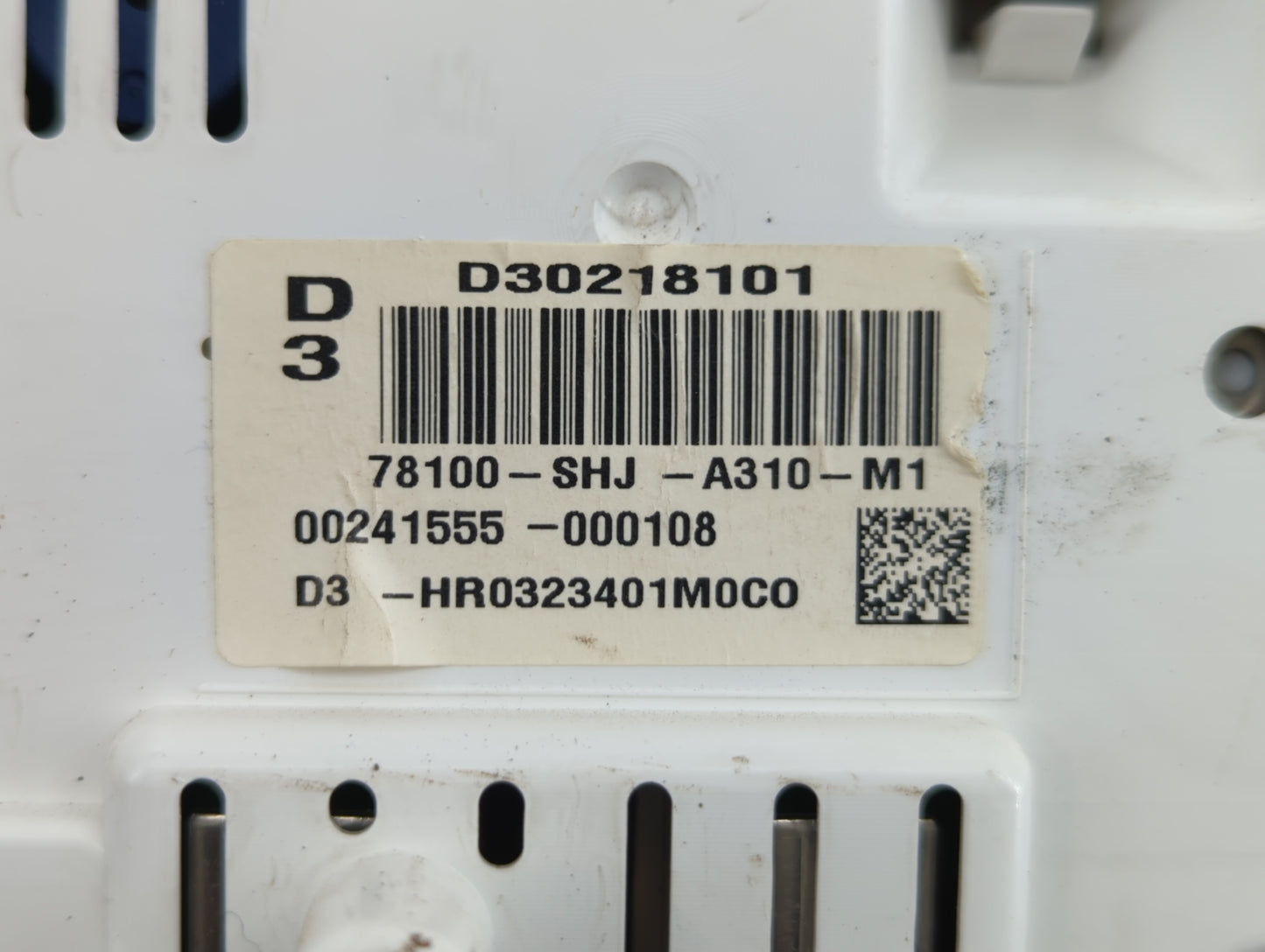 2009-2010 Honda Odyssey Instrument Cluster Speedometer Gauges P/N:78100-SHJ-A310-M1 Fits Fits 2009 2010 OEM Used Auto Parts 