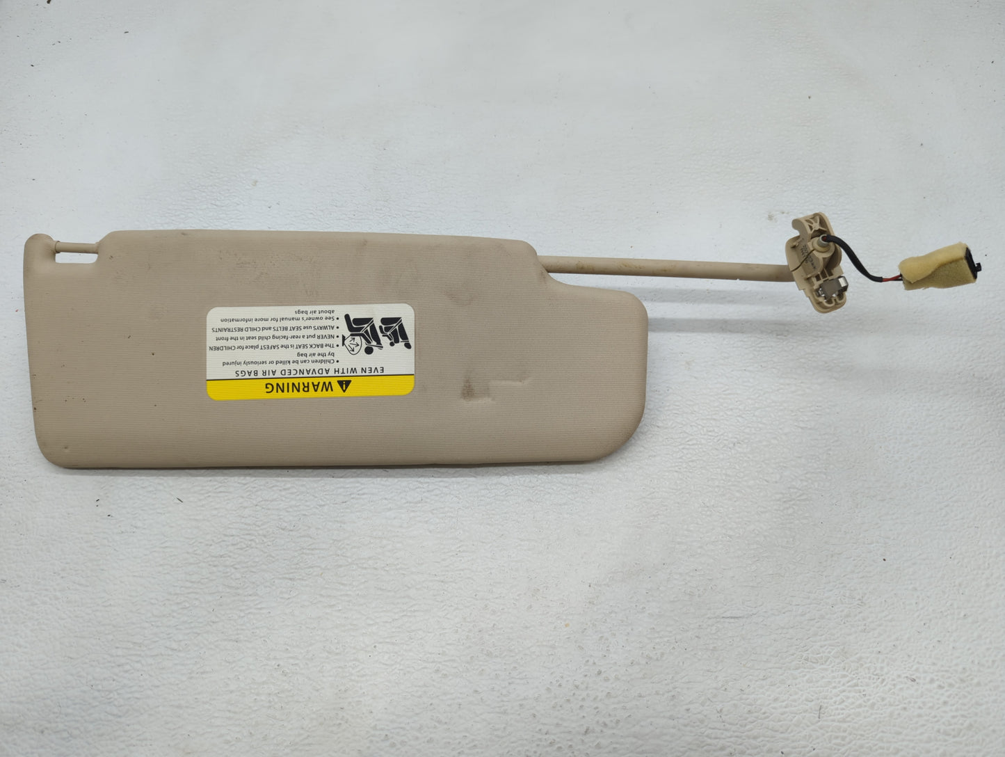 2006-2010 Honda Odyssey Sun Visor Shade Replacement Driver Left Mirror Fits Fits 2006 2007 2008 2009 2010 OEM Used Auto Part