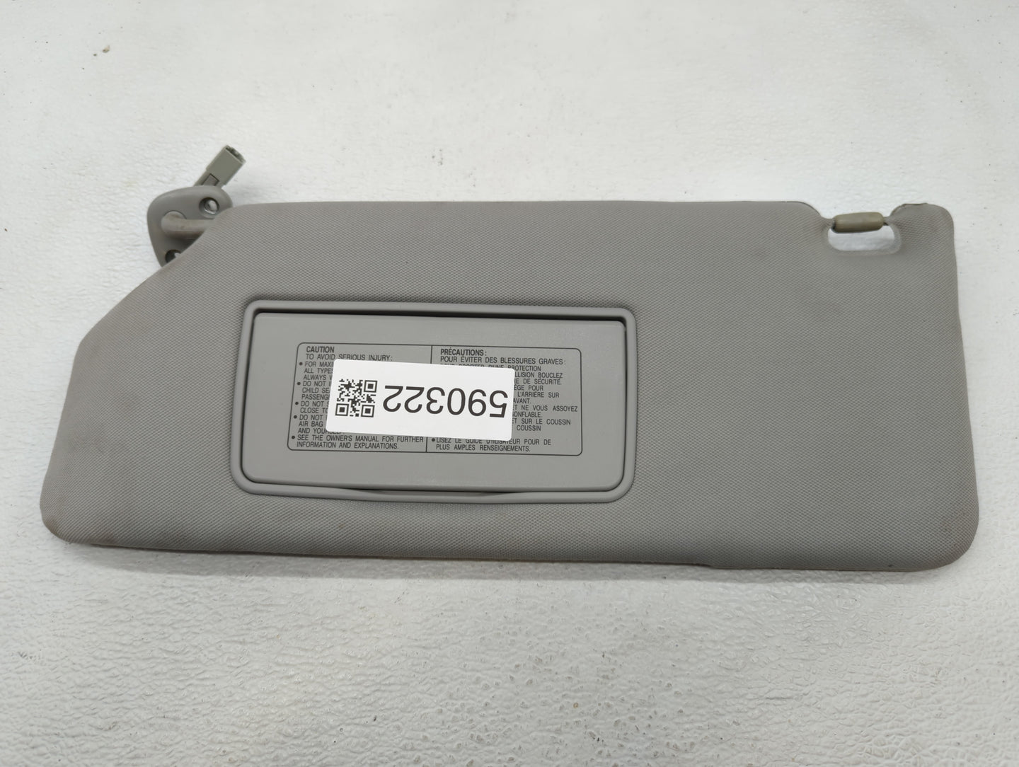 2006-2010 Honda Odyssey Sun Visor Shade Replacement Driver Left Mirror Fits Fits 2006 2007 2008 2009 2010 OEM Used Auto Part