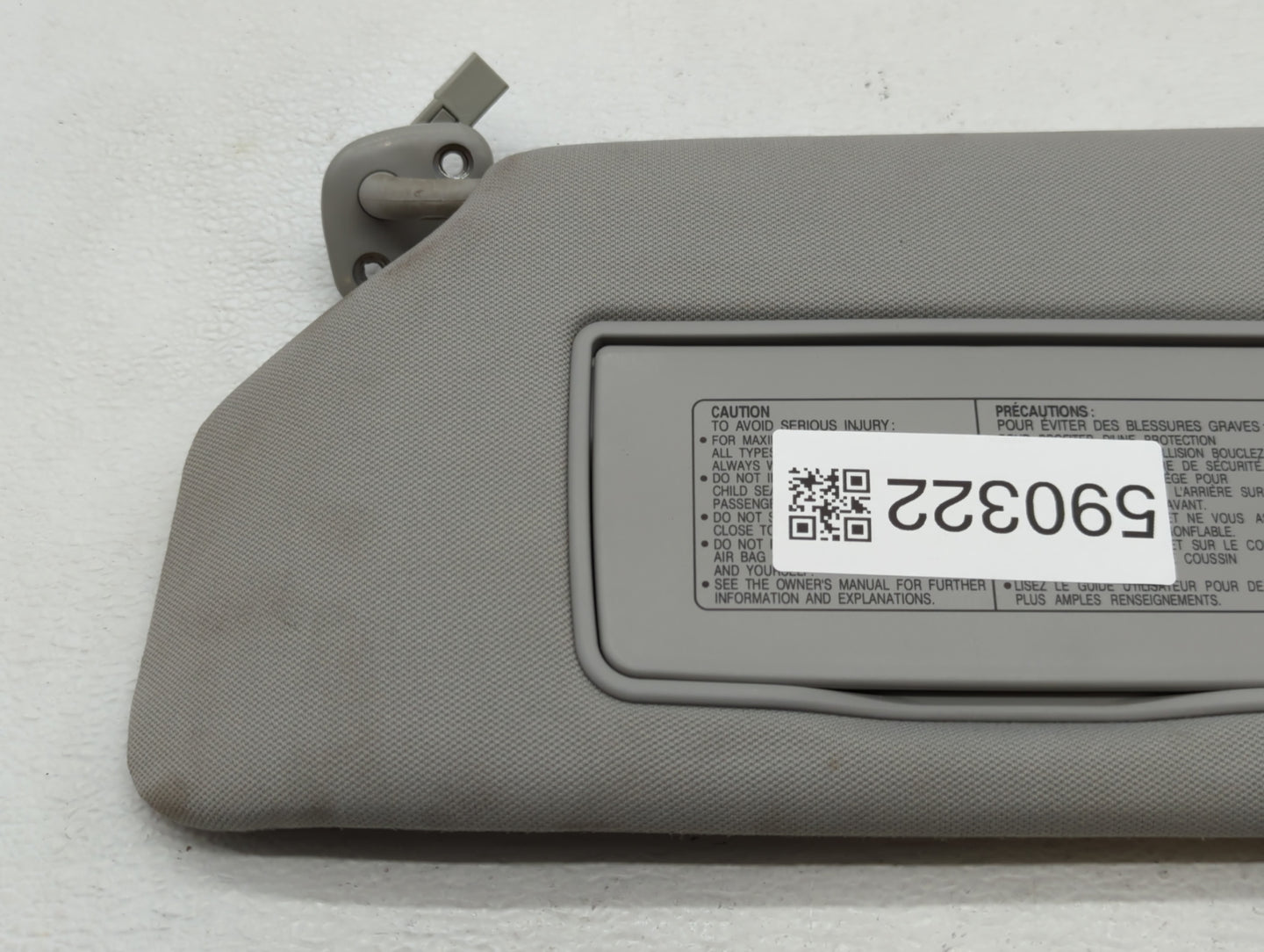 2006-2010 Honda Odyssey Sun Visor Shade Replacement Driver Left Mirror Fits Fits 2006 2007 2008 2009 2010 OEM Used Auto Part