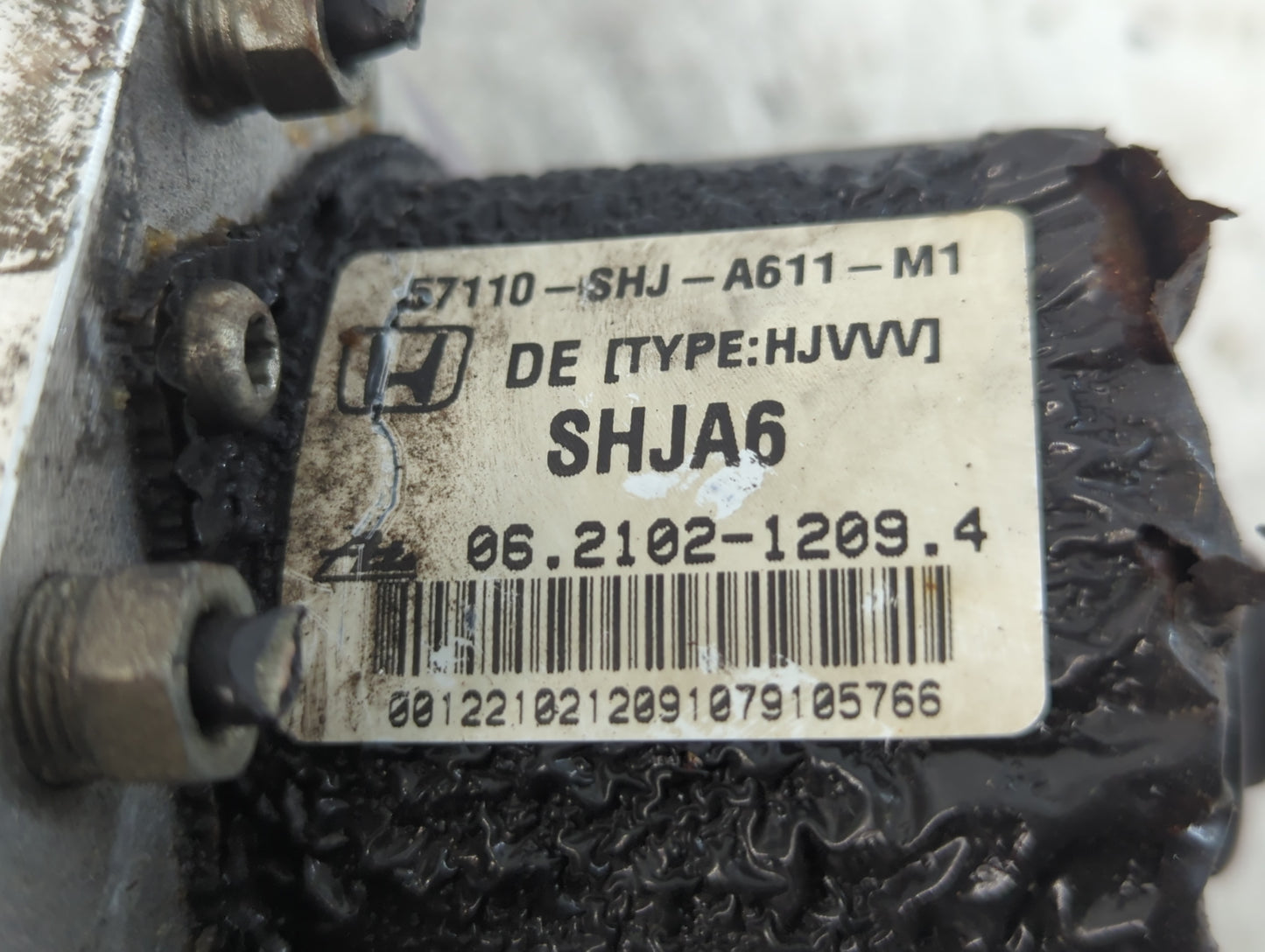 2007-2010 Honda Odyssey ABS Pump Control Module Replacement P/N:57110-SHJ-A611-M1 Fits Fits 2007 2008 2009 2010 OEM Used Aut