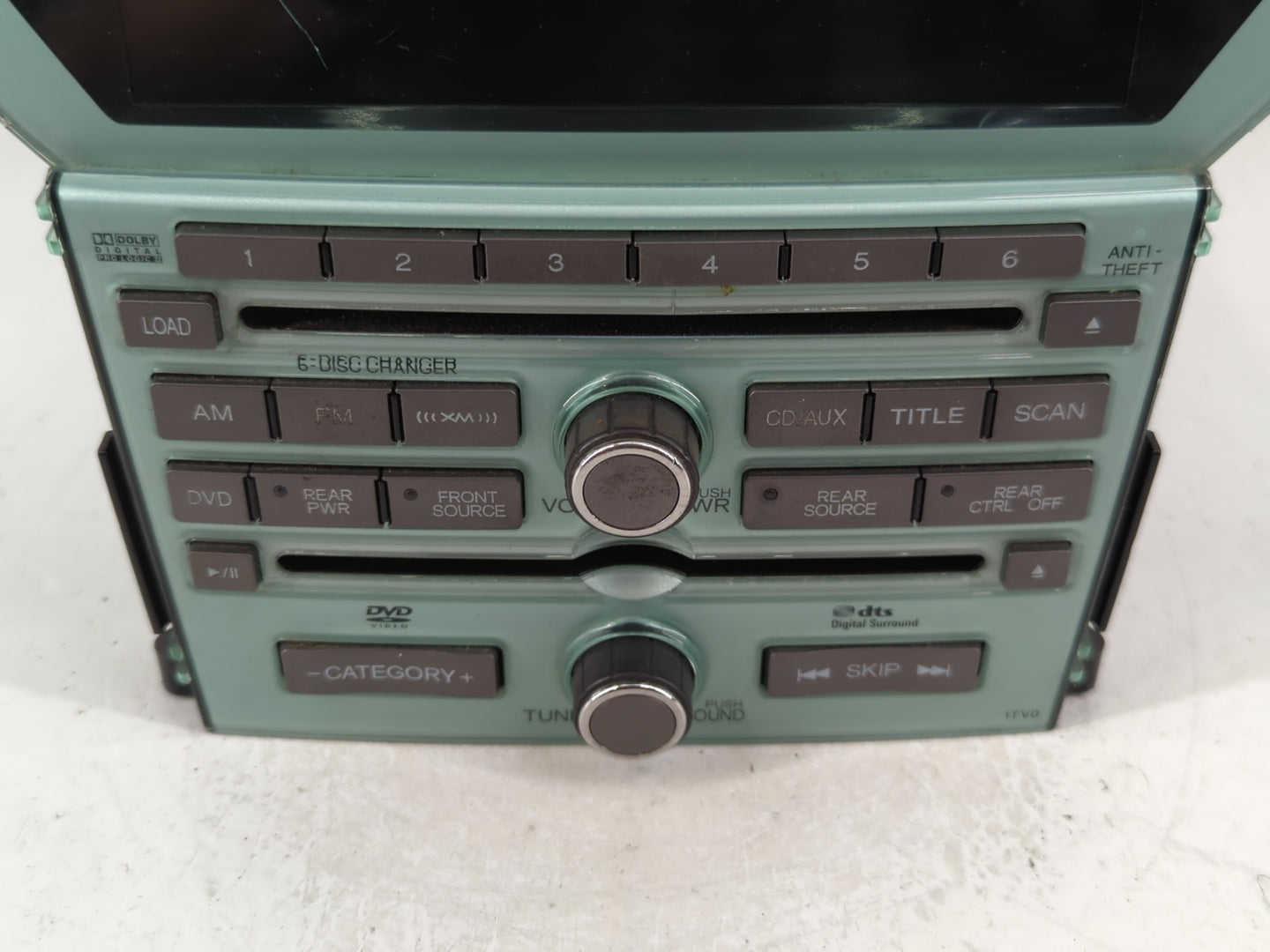 2009-2010 Honda Pilot Radio AM FM Cd Player Receiver Replacement P/N:39100-SZA-A800 Fits Fits 2009 2010 OEM Used Auto Parts 