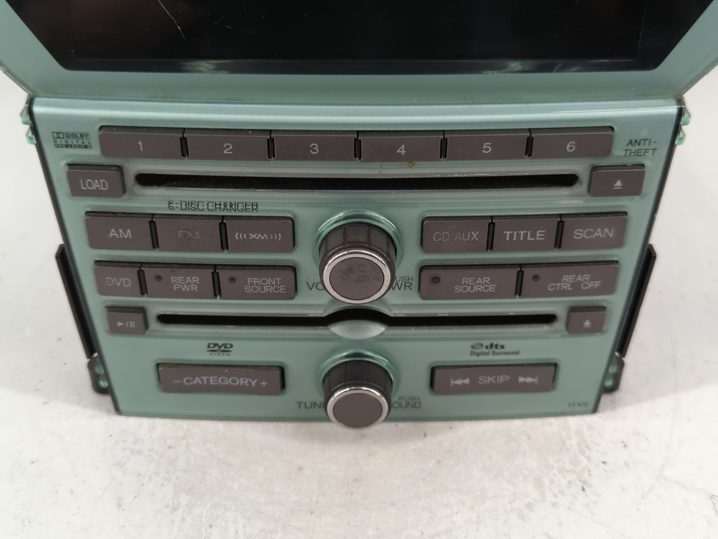 2009-2010 Honda Pilot Radio AM FM Cd Player Receiver Replacement P/N:39100-SZA-A800 Fits Fits 2009 2010 OEM Used Auto Parts 