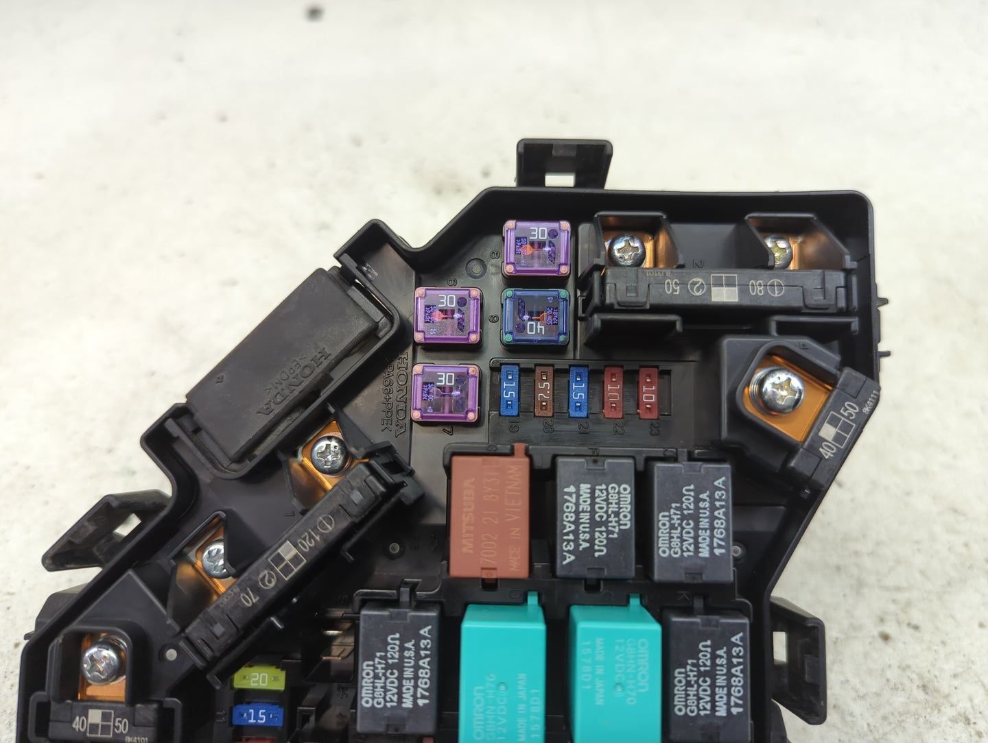 2009-2011 Honda Pilot Fusebox Fuse Box Panel Relay Module Fits Fits 2009 2010 2011 OEM Used Auto Parts - Oemusedautoparts1.c