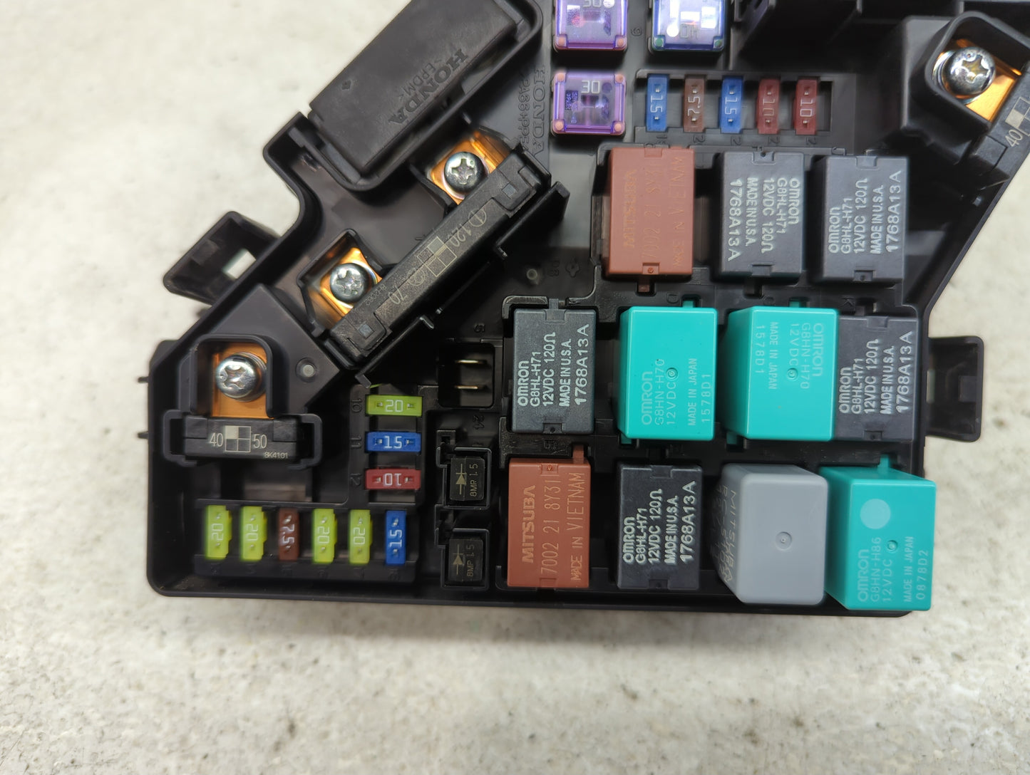 2009-2011 Honda Pilot Fusebox Fuse Box Panel Relay Module Fits Fits 2009 2010 2011 OEM Used Auto Parts - Oemusedautoparts1.c