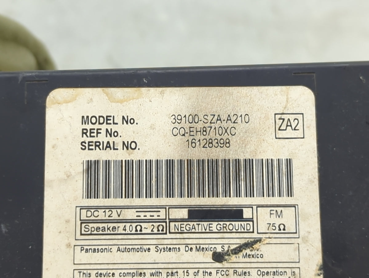 2009-2011 Honda Pilot Radio AM FM Cd Player Receiver Replacement P/N:39100-SZA-A210 CQ-EH8710XC Fits Fits 2009 2010 2011 OEM