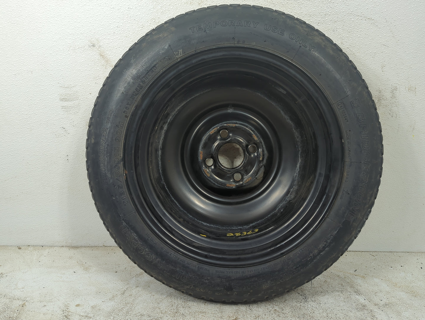 2010 Honda Insight Insigh Spare Donut Tire Wheel Rim Oem - Oemusedautoparts1.com