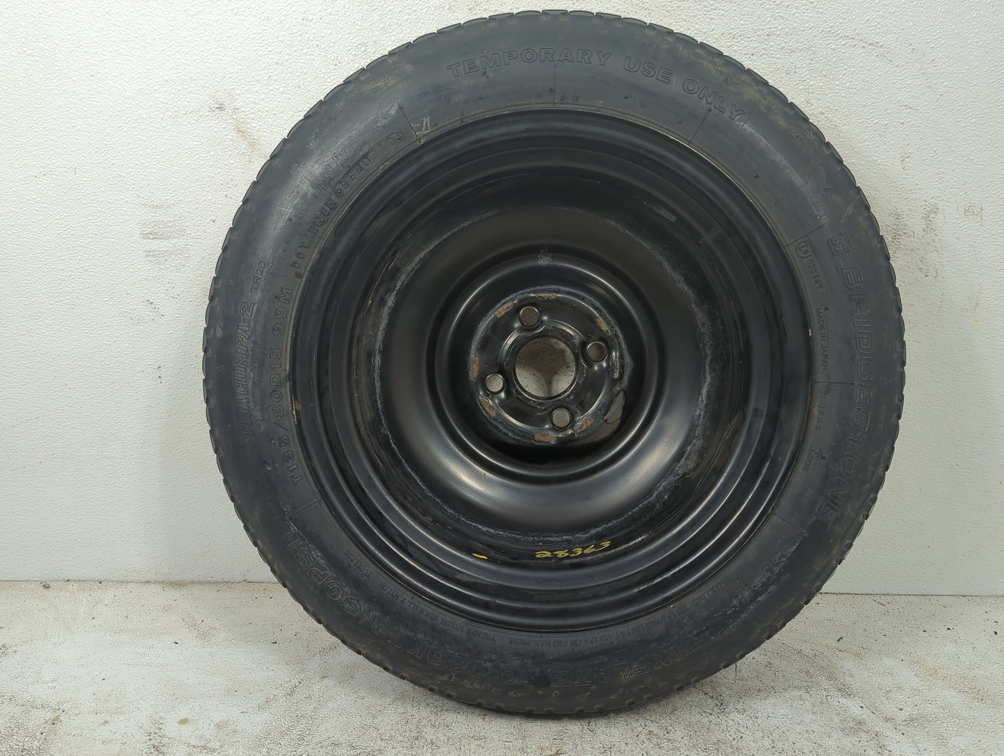 2010 Honda Insight Insigh Spare Donut Tire Wheel Rim Oem - Oemusedautoparts1.com