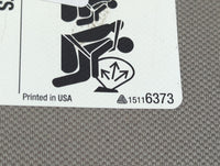 2010 Hummer H3 Sun Visor Shade Replacement Driver Left Mirror Fits OEM Used Auto Parts - Oemusedautoparts1.com