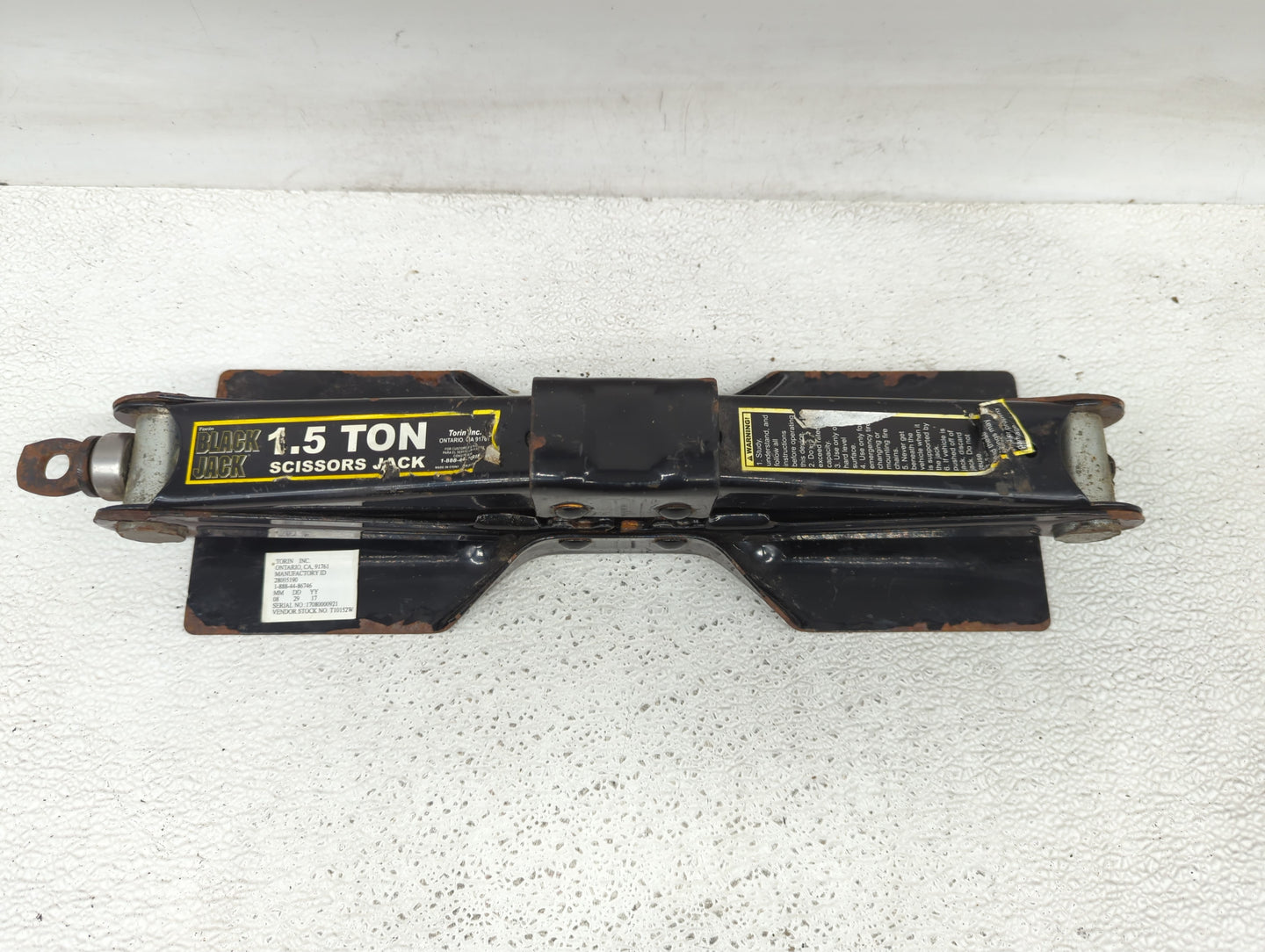 2010 Hummer H3 Spare Scissor Car Jack 1415687 - Oemusedautoparts1.com