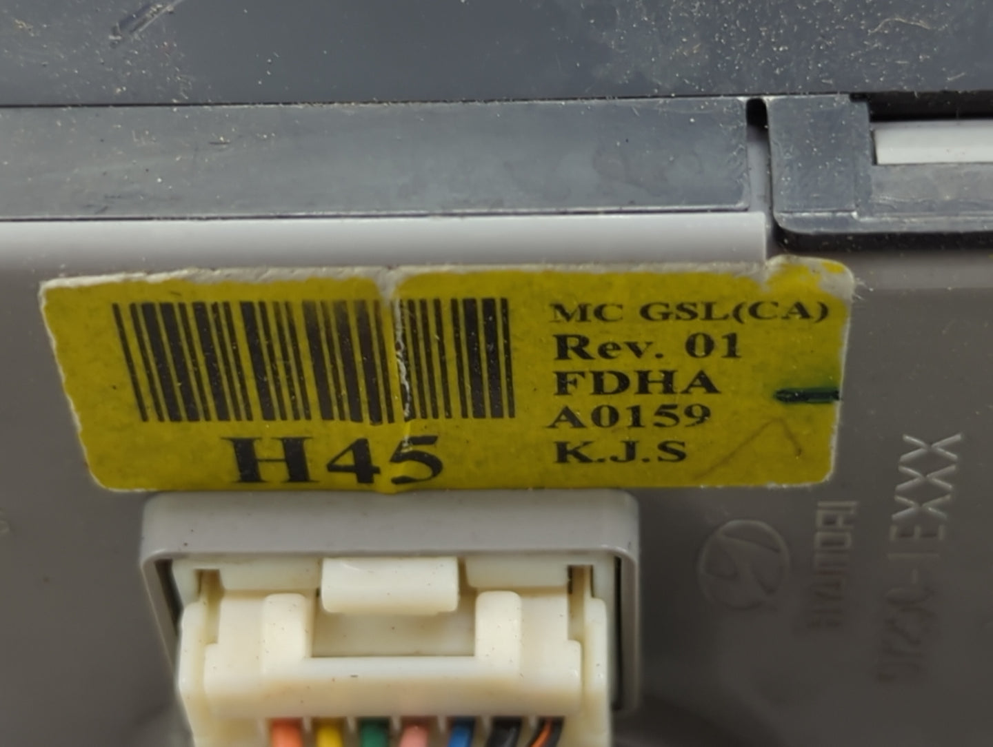 2010-2011 Hyundai Accent Climate Control Module Temperature AC/Heater Replacement P/N:A0159 Fits Fits 2010 2011 OEM Used Aut