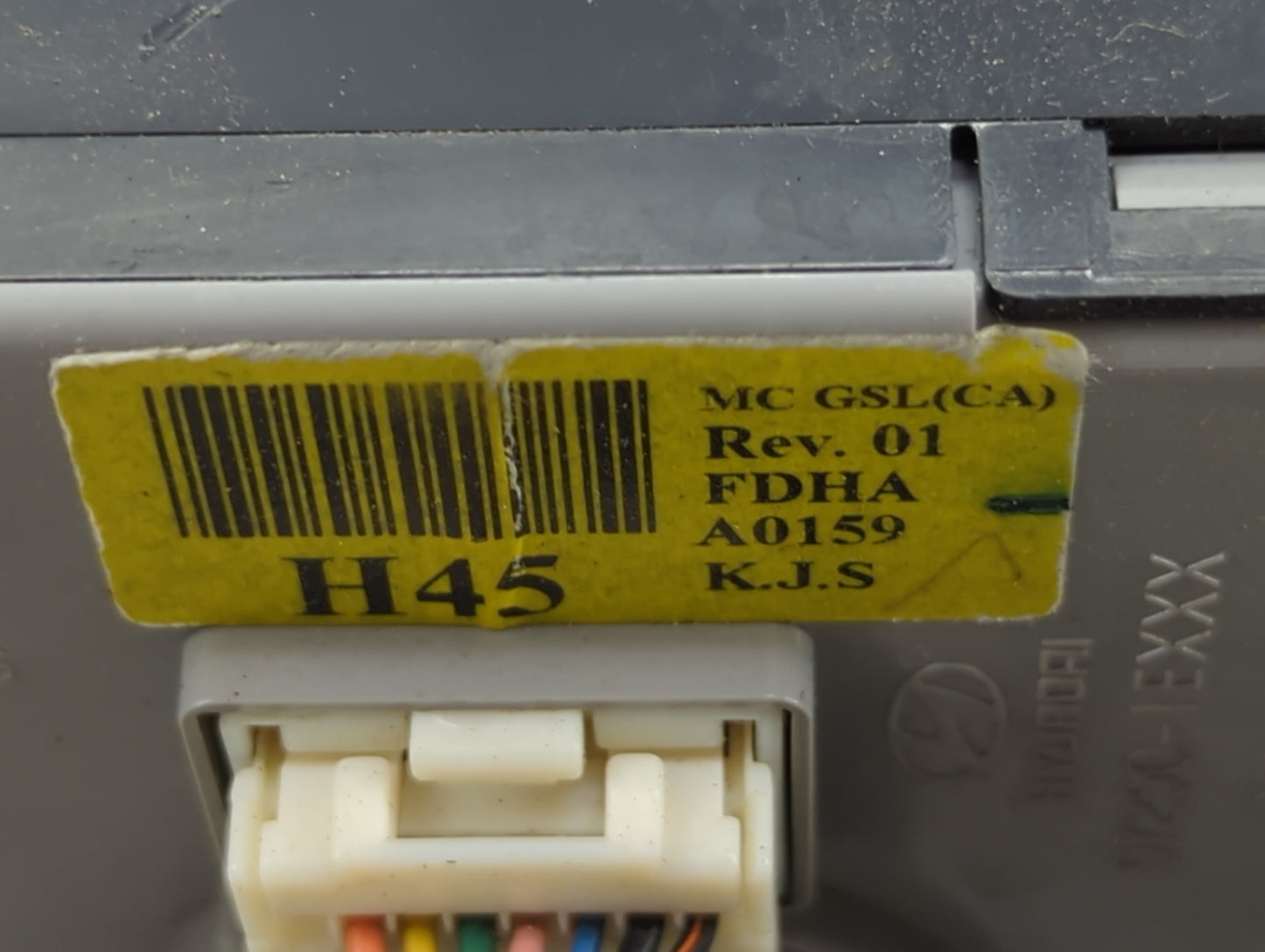 2010-2011 Hyundai Accent Climate Control Module Temperature AC/Heater Replacement P/N:A0159 Fits Fits 2010 2011 OEM Used Aut
