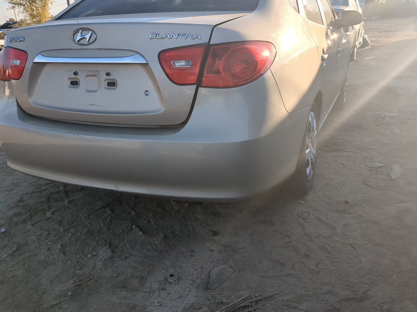 2007-2010 Hyundai Elantra Rear Bumper Assembly Oem - Oemusedautoparts1.com