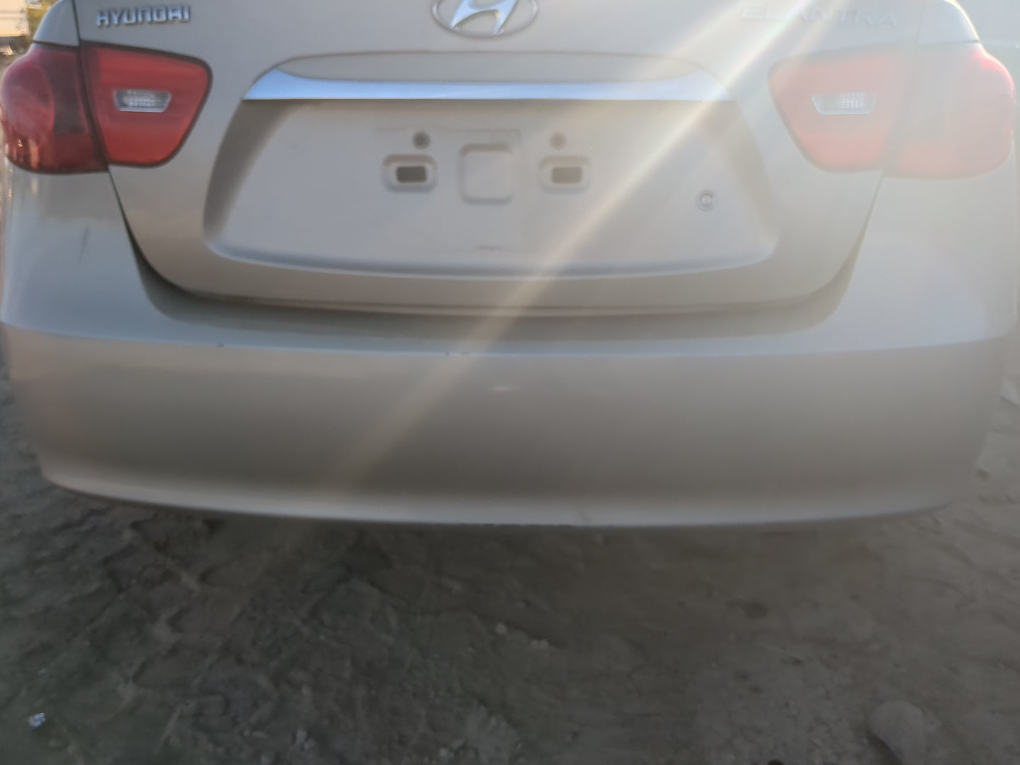 2007-2010 Hyundai Elantra Rear Bumper Assembly Oem - Oemusedautoparts1.com
