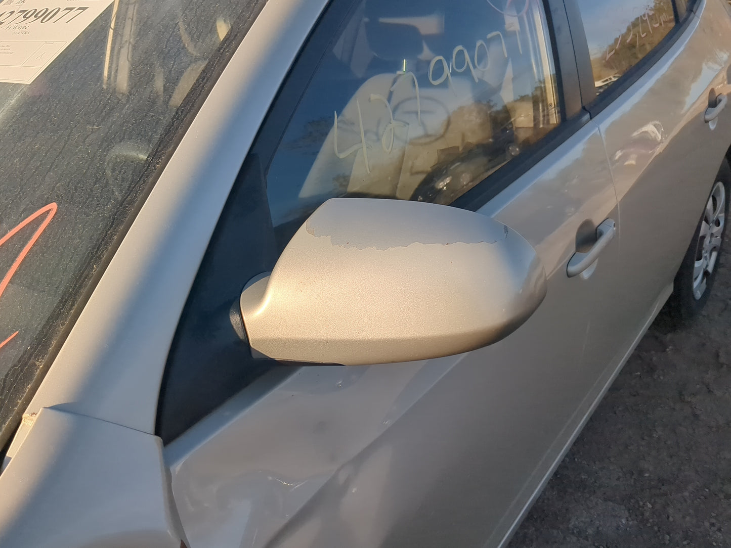 2007-2010 Hyundai Elantra Side Mirror Replacement Driver Left View Door Mirror Fits Fits 2007 2008 2009 2010 OEM Used Auto P