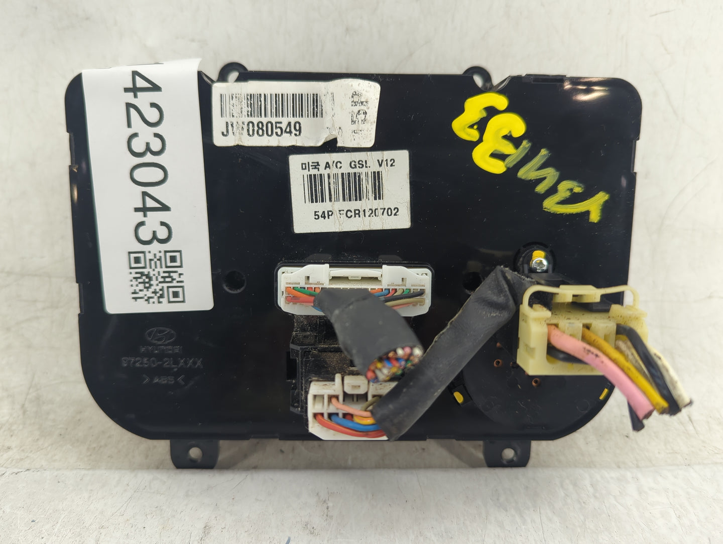 2009-2012 Hyundai Elantra Climate Control Module Temperature AC/Heater Replacement P/N:97250-2LXXX Fits Fits 2009 2010 2011 