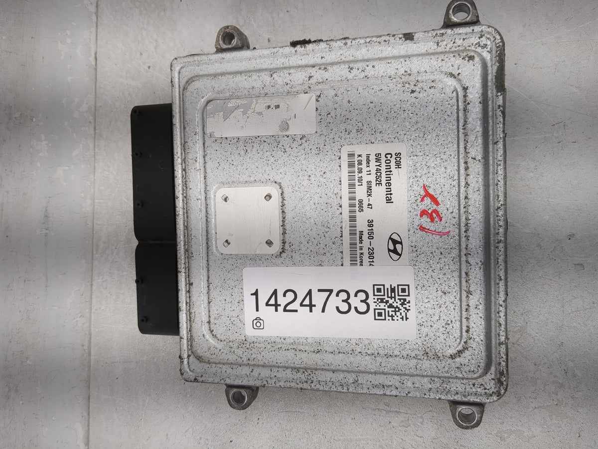2010 Hyundai Elantra PCM Engine Control Computer ECU ECM PCU OEM P/N:39150-23014 5WY4C52E, SIM2K-47 OEM Used Auto Parts - Oe