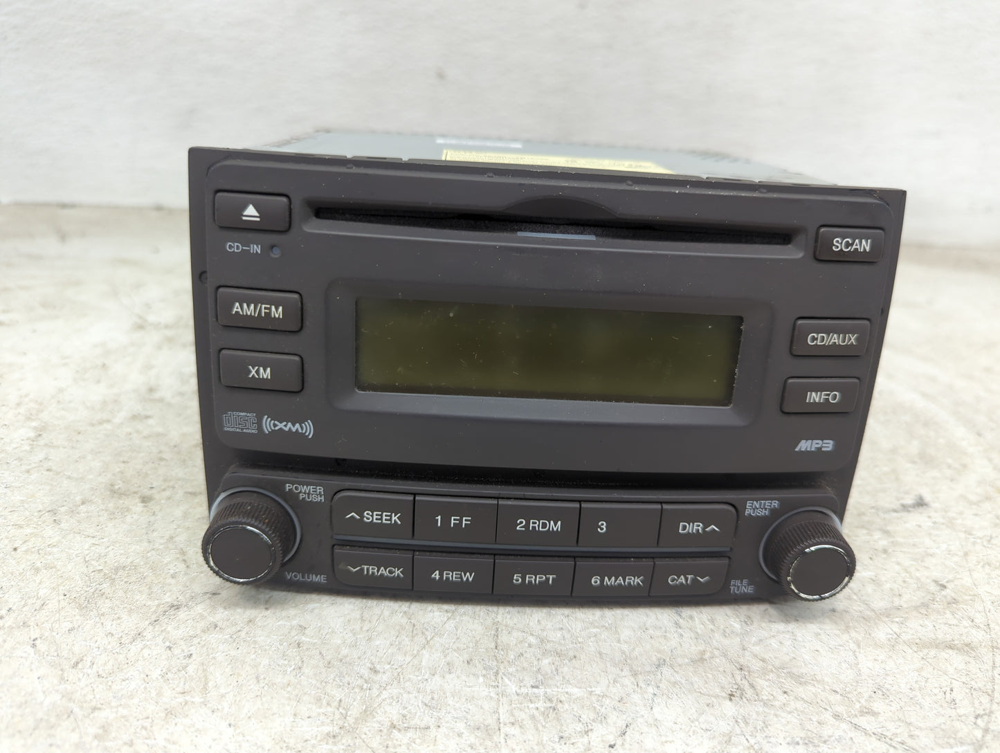 2007-2010 Hyundai Elantra Radio AM FM Cd Player Receiver Replacement P/N:96160-2H1509K 961602H1509K Fits Fits 2007 2008 2009