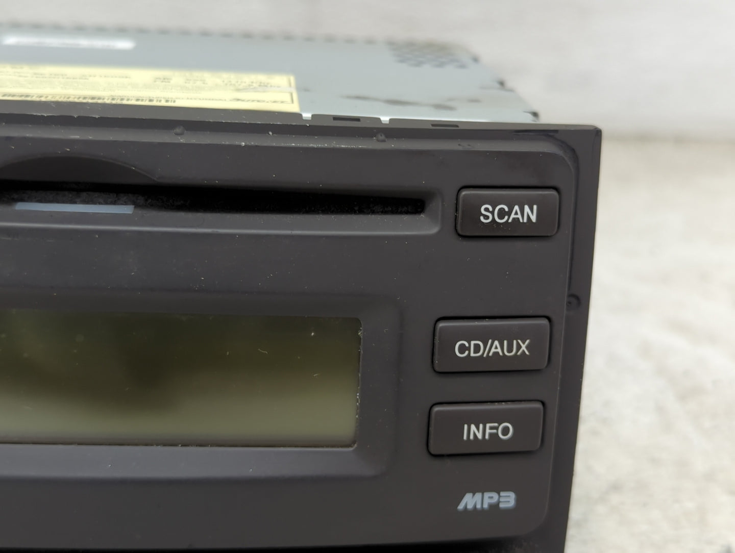 2007-2010 Hyundai Elantra Radio AM FM Cd Player Receiver Replacement P/N:96160-2H1509K 961602H1509K Fits Fits 2007 2008 2009