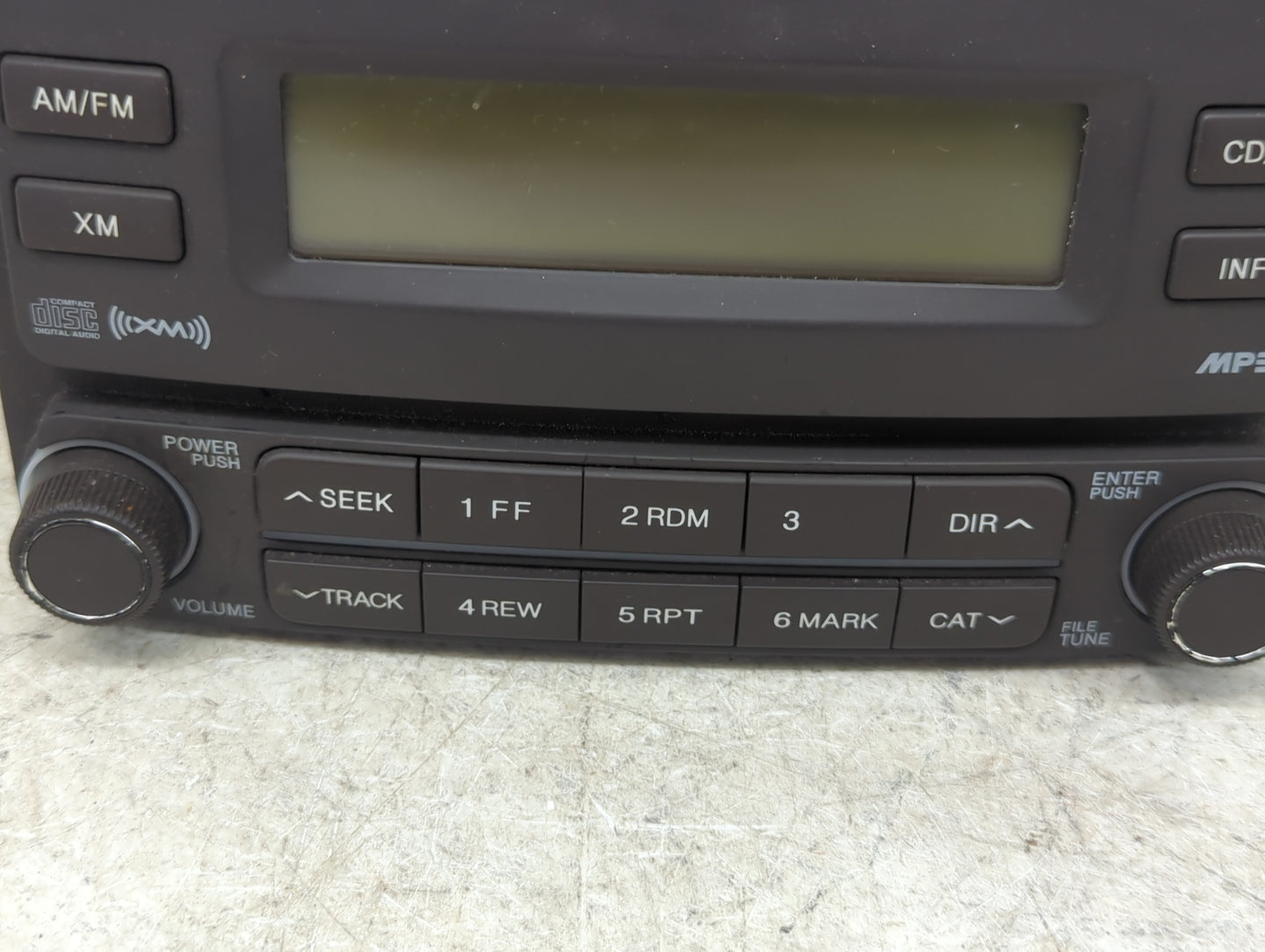 2007-2010 Hyundai Elantra Radio AM FM Cd Player Receiver Replacement P/N:96160-2H1509K 961602H1509K Fits Fits 2007 2008 2009