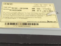 2007-2010 Hyundai Elantra Radio AM FM Cd Player Receiver Replacement P/N:96160-2H1509K 961602H1509K Fits Fits 2007 2008 2009